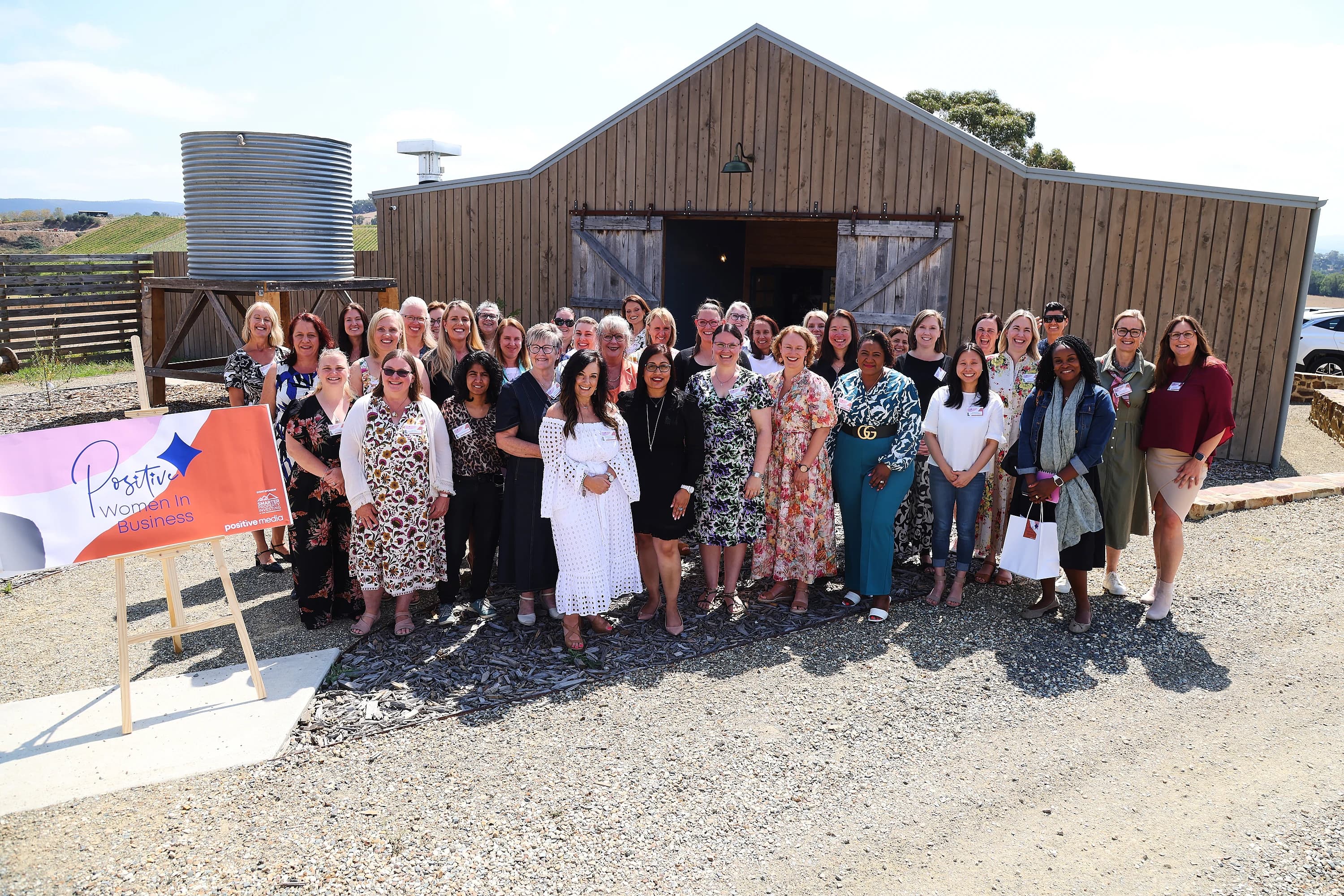 Women enjoying time together at Positive Women in Business